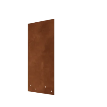 Corten jeklena spojna plošča - Raven - Višina robnega traku 45 cm
