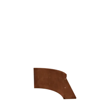Corten jeklena škarpa - Notranji lok - 50 x 50 x 40 cm