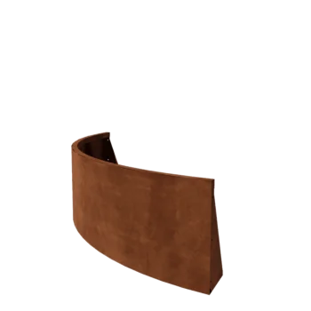 Corten jeklena škarpa - Zunanji lok - 150 x 150 x 50 cm