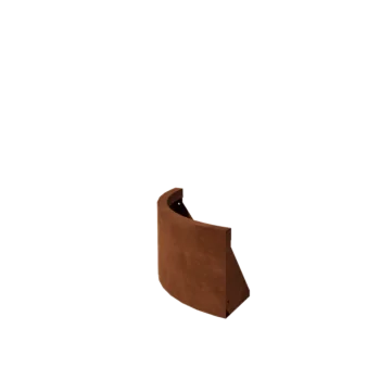 Corten jeklena škarpa - Zunanji lok - 50 x 50 x 30 cm