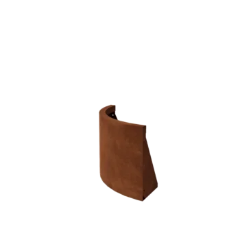 Corten jeklena škarpa - Zunanji lok - 50 x 50 x 40 cm
