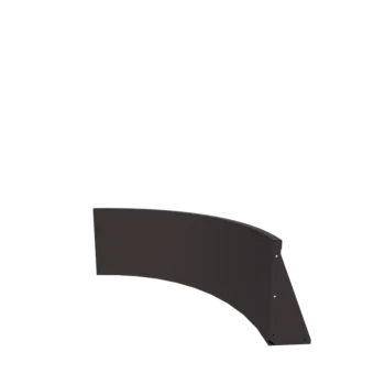 Jeklena škarpa - Zunanji lok - 100 x 100 x 50 cm - RAL7016 matt (antracitno siva)