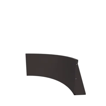 Jeklena škarpa - Notranji lok - 100 x 100 x 60 cm - RAL7016 mat (antracitno siva)