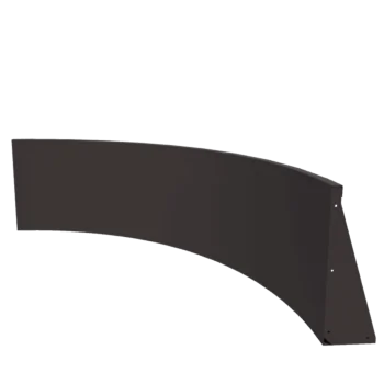 Jeklena škarpa - Notranji lok - 150 x 150 x 60 cm - RAL7016 mat (antracitno siva)