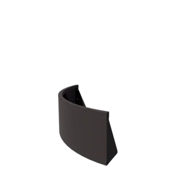 Jeklena škarpa - Zunanji lok - 100 x 100 x 40 cm - Druga RAL barva