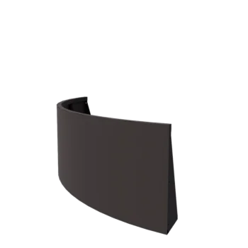 Jeklena škarpa - Zunanji lok - 150 x 150 x 60 cm - RAL7016 mat (antracitno siva)