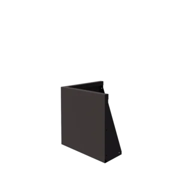 Jeklena škarpa - Zunanji kot - 50 x 50 x 50 cm - Druga RAL barva