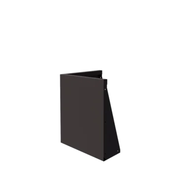 Jeklena škarpa - Zunanji kot - 50 x 50 x 60 cm - RAL7016 mat (antracitno siva)