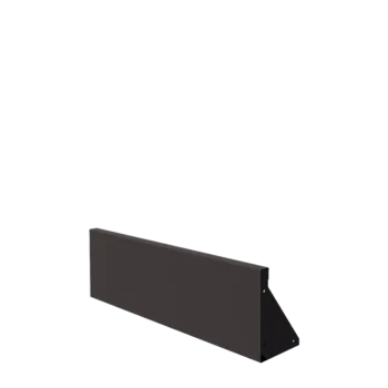 Jeklena škarpa - Raven - 100 x 30 cm - Druga RAL barva