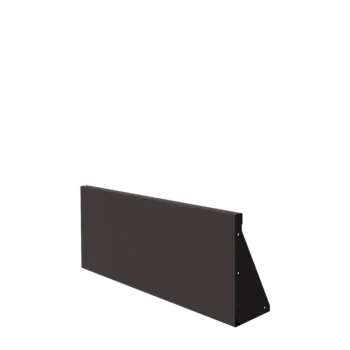 Jeklena škarpa - Raven - 100 x 40 cm - RAL7016 mat (antracitno siva)