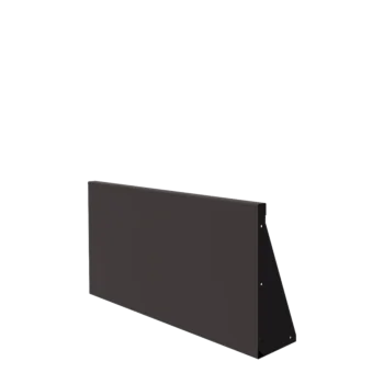 Jeklena škarpa - Raven - 100 x 50 cm - RAL7016 mat (antracitno siva)