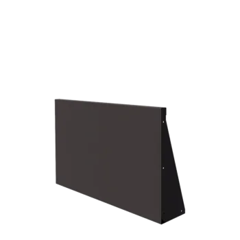 Jeklena škarpa - Raven - 100 x 60 cm - RAL7016 mat (antracitno siva)