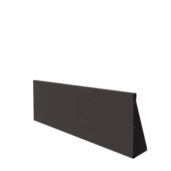 Jeklena škarpa - Raven - 150 x 50 cm - Druga RAL barva