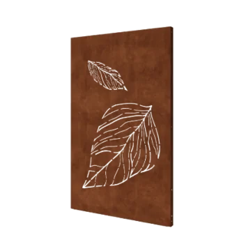 Corten jekleni panel - Listi 2 - 120 x 6 x 190 cm