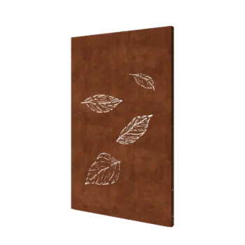 Corten jekleni panel - Listi 3 - 120 x 6 x 190 cm
