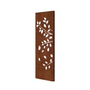 Corten jekleni panel - Drevo - Del 1 - 60 x 6 x 190 cm