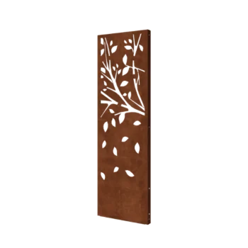 Corten jekleni panel - Drevo - Del 3 - 60 x 6 x 190 cm