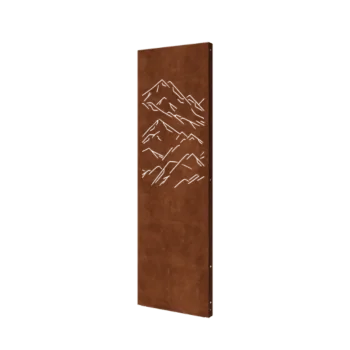 Corten jekleni panel - Gore 1 - 60 x 6 x 190 cm