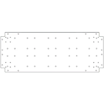 Dnoplošča iz pocinkanega jekla - 40 x 100 cm