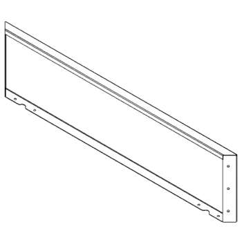 Jekleno korito za rože - Panel - 30 x 120 cm - RAL7016 mat (antracitno siva)