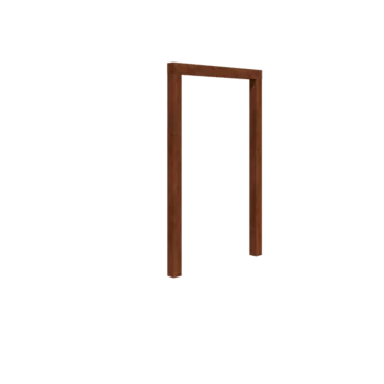Corten jeklena pergola - Raven - 150 x 230 cm - Brez betonskega podstavka