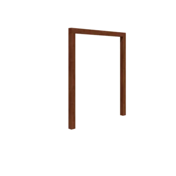 Corten jeklena pergola - Raven - 200 x 230 cm - Brez betonskega podstavka