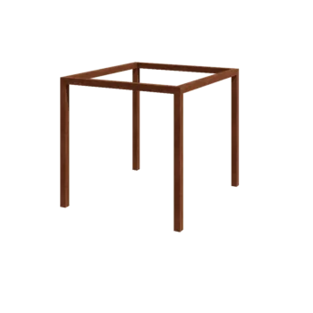 Corten jeklena pergola - Kvadrat - 274 x 250 x 230 cm - Brez betonskega podstavka