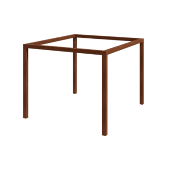 Corten jeklena pergola - Kvadrat - 324 x 300 x 230 cm - Brez betonskega podstavka