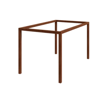 Corten jeklena pergola - Pravokotnik - 424 x 250 x 230 cm - Brez betonskega podstavka