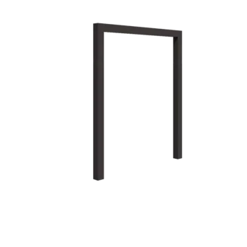 Jeklena pergola - Raven - 200 x 230 cm - Druga RAL barva - Brez betonskega podstavka