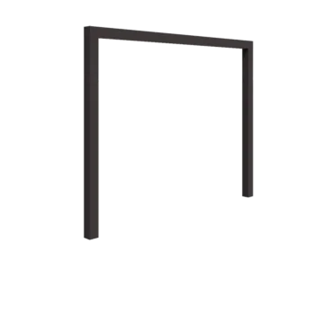 Jeklena pergola - Raven - 300 x 230 cm - Druga RAL barva - Brez betonskega podstavka