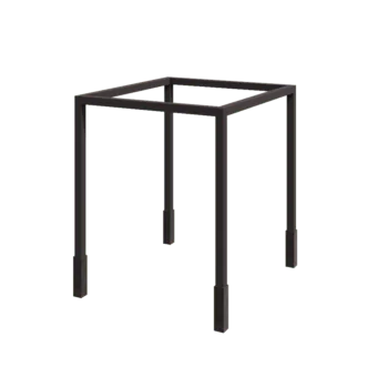 Jeklena pergola - Kvadrat - 274 x 250 x 230 cm - RAL7016 mat (antracitno siva) - Z betonskim podstavkom