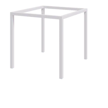 Jeklena pergola - Kvadrat - 274 x 250 x 230 cm - RAL9010 mat (bela) - Brez betonskega podstavka