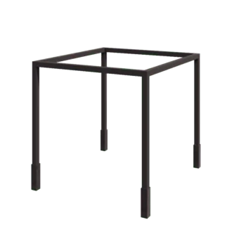 Jeklena pergola - Kvadrat - 324 x 300 x 230 cm - RAL7016 mat (antracitno siva) - Z betonskim podstavkom