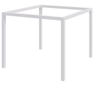 Jeklena pergola - Kvadrat - 324 x 300 x 230 cm - RAL9010 mat (bela) - Brez betonskega podstavka