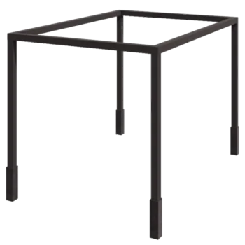 Jeklena pergola - Kvadrat - 224 x 200 x 230 cm - Druga RAL barva - Brez betonskega podstavka