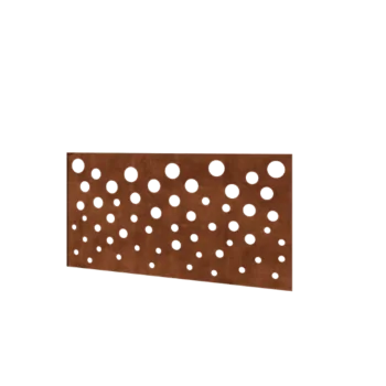 Corten jeklena ograja H - Panel B - 120 x 63,3 cm