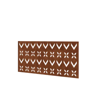 Corten jeklena ograja H - Panel V - 120 x 63,3 cm