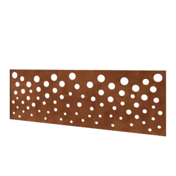Corten jeklena ograja H - Panel B - 180 x 63,3 cm