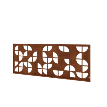 Corten jeklena okrasna ograja G - Panel - 149 x 3 x 60 cm