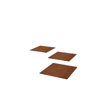 Corten jeklena stopna plošča - Kvadrat - 30 x 30 cm