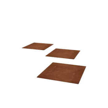 Corten jeklena stopna plošča - Kvadrat - 40 x 40 cm