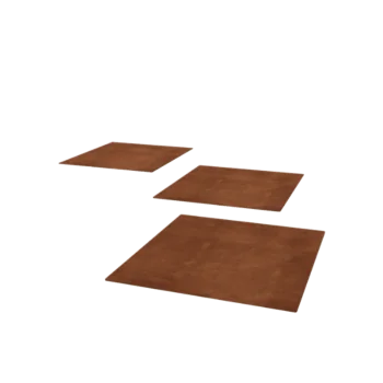 Corten jeklena stopna plošča - Kvadrat - 50 x 50 cm