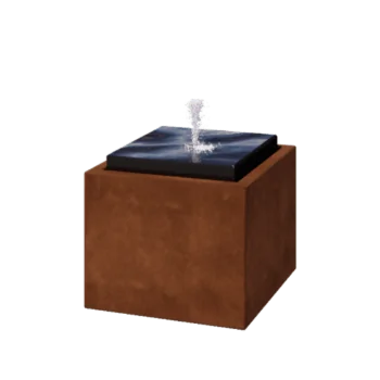 Corten jeklena fontana - Orin - 50 x 50 x 40 cm - Brez LED-osvetlitve