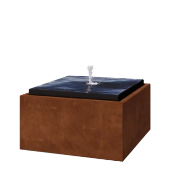 Corten jeklena fontana - Orin - 80 x 80 x 40 cm